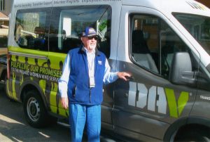 Since 2009, RSVP member, Cal Gardner, has logged 60,000 miles driving for the Disabled American Veterans Transportation Program. 