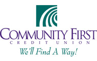 Community First Credit Union logo.